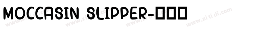 MOCCASIN SLIPPER字体转换